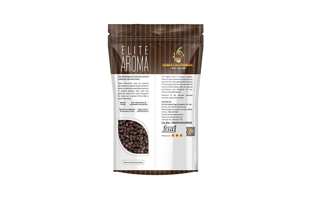 Shrilal Mahal Elite Aroma Black Pepper    Pack  200 grams